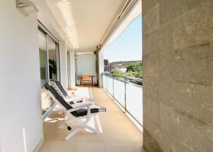 Balkoni atau teres di Hauzify I Apartament Pinars