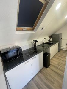 Kuchyň nebo kuchyňský kout v ubytování coccon 7