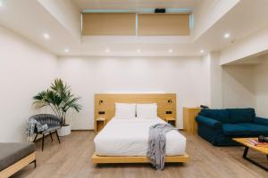 Postel nebo postele na pokoji v ubytování Arcade Hotel Athens