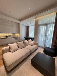Χώρος καθιστικού στο Happy home 5 Sky view 31 floor Tashkent city nest one