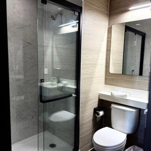 Koupelna v ubytování Bkway Hotel Brooklyn