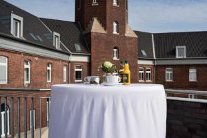 Svalir eða verönd á Alexianer Hotel am Wasserturm