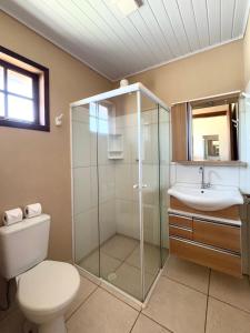 Ένα μπάνιο στο Hotel Campestre Atibaia