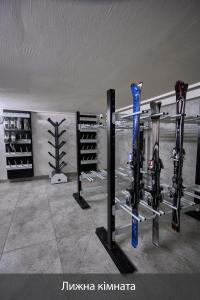 Fitness centrum a/nebo fitness zařízení v ubytování Twins Hotel & Spa