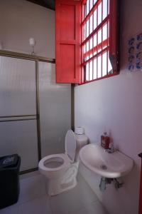 Kopalnica v nastanitvi La Oculta Hostal