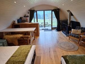 Posezení v ubytování Glenshee Glamping