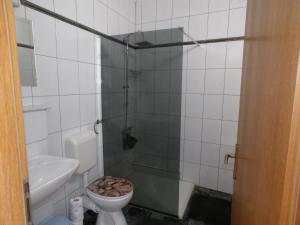 Kúpeľňa v ubytovaní Judith Apartment