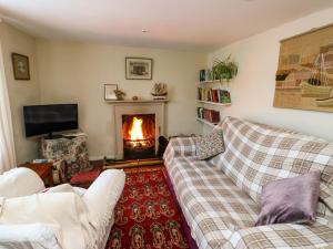 Χώρος καθιστικού στο Bwthyn Heddwch