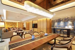TV a/nebo společenská místnost v ubytování Kempinski Hotel Fuzhou