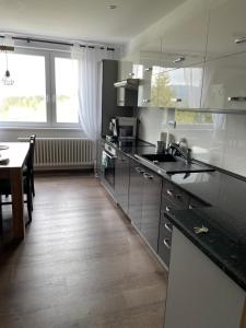 Köök või kööginurk majutusasutuses Apartmán Hojsova Stráž