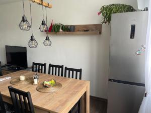 Köök või kööginurk majutusasutuses Apartmán Hojsova Stráž