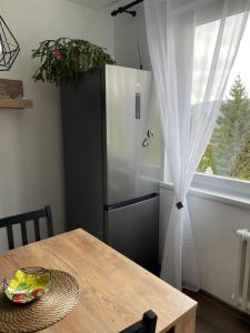 Köök või kööginurk majutusasutuses Apartmán Hojsova Stráž