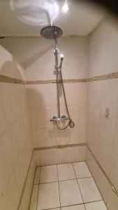 德科赫De Witte Schelp的带淋浴喷头的浴室