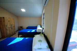Voodi või voodid majutusasutuse Zam Zam Hostel toas