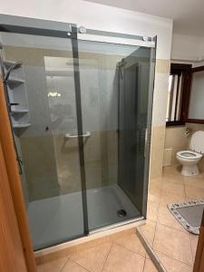 Koupelna v ubytování Central House