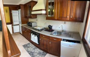 Kuchyň nebo kuchyňský kout v ubytování Central House