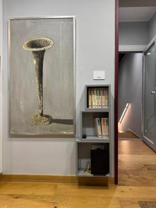 Knihovna v bed and breakfast