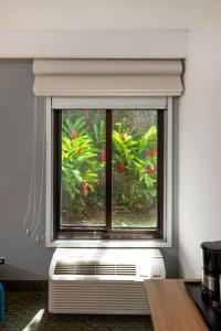 a window with a radiator in front of it at Holiday Inn Express San Jose Costa Rica Airport by IHG in Alajuela