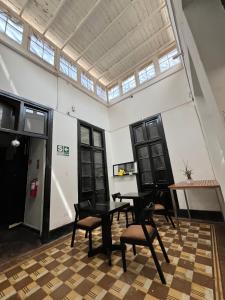 TV a/nebo společenská místnost v ubytování Casa Colonial en Barranco