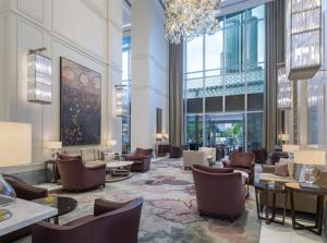 Posezení v ubytování Kempinski The Boulevard Dubai