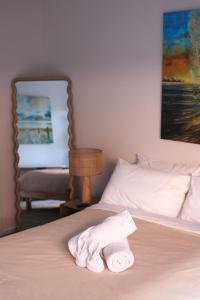 Postel nebo postele na pokoji v ubytování Espy 2