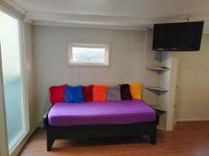 Μια τηλεόραση ή/και κέντρο ψυχαγωγίας στο My House Lucy in Valparaiso