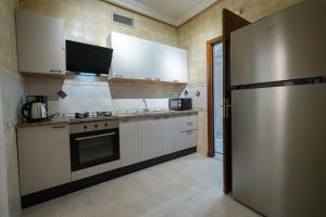 Kuchyň nebo kuchyňský kout v ubytování appart hotel lac 2 Tunis + 37 fotografií