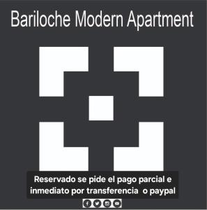 a screenshot of a cell phone with the text bariotics modern apparatus at Bariloche Modern Apartment in San Carlos de Bariloche
