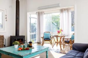 Posezení v ubytování Beach Bungalow