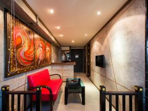 Телевизор и/или развлекательный центр в Pak Ping Ing Tang Boutique Hotel