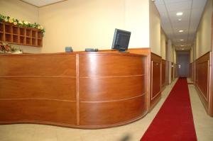 The lobby or reception area at Hotel Shasa
