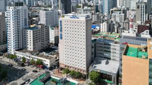 Nespecifikovaný výhled na destinaci Pusan nebo výhled na město při pohledu z hotelu