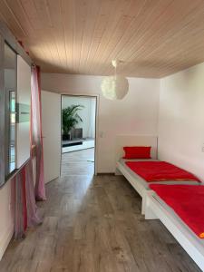 Ένα ή περισσότερα κρεβάτια σε δωμάτιο στο Lieblingsplatz