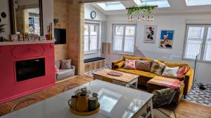 Гостиная зона в Maison Bordelaise Typique 1850