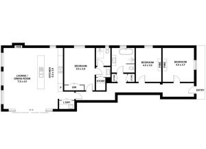 Planimetria di 'Barton House' - Ideal Location Stroll to CBD