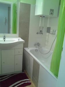 Koupelna v ubytování Ferienwohnung Burgblick
