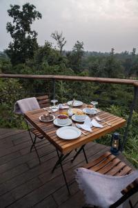 Balkón nebo terasa v ubytování Outpost 12, A Sinali Experience, Kanha