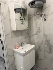 Koupelna v ubytování Apartmani Filip