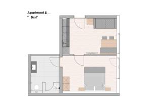 Plan piętra w obiekcie Mannharthof