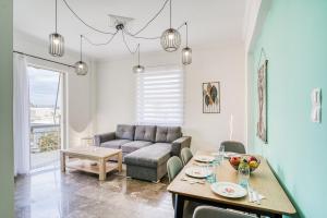 Posezení v ubytování Alt Cozy Apartment in Chios