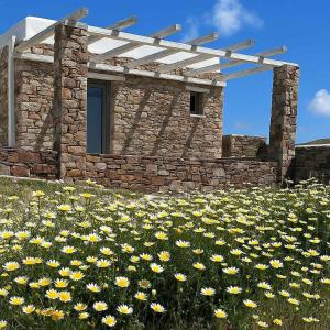 Zahrada ubytování Rustic Stone House in the Heart of Folegandros