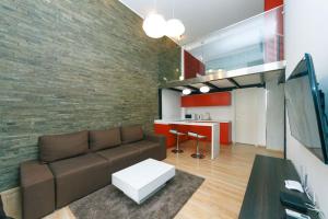 Køkken eller tekøkken på Лофт на Майдані Крещатик