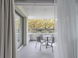 Svalir eða verönd á MOOI Apartments Grenchen