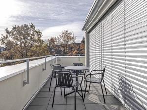 Svalir eða verönd á MOOI Apartments Grenchen