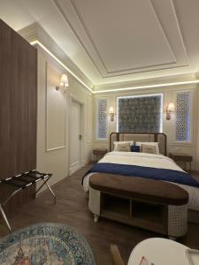 Posteľ alebo postele v izbe v ubytovaní Oasis Inn Budapest
