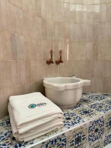 Kúpeľňa v ubytovaní Oasis Inn Budapest