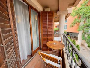 Balkón nebo terasa v ubytování Central Hotel & Restaurant
