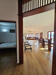 Postel nebo postele na pokoji v ubytování Alpha Bungalow - Kandy