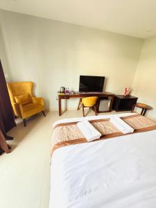 TV a/nebo společenská místnost v ubytování Tvessa - a Boutique hotel
