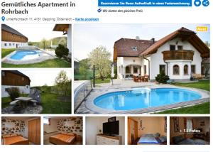 Bazén v ubytování AktivQuartier Mühlviertel Tiny House nebo v jeho okolí